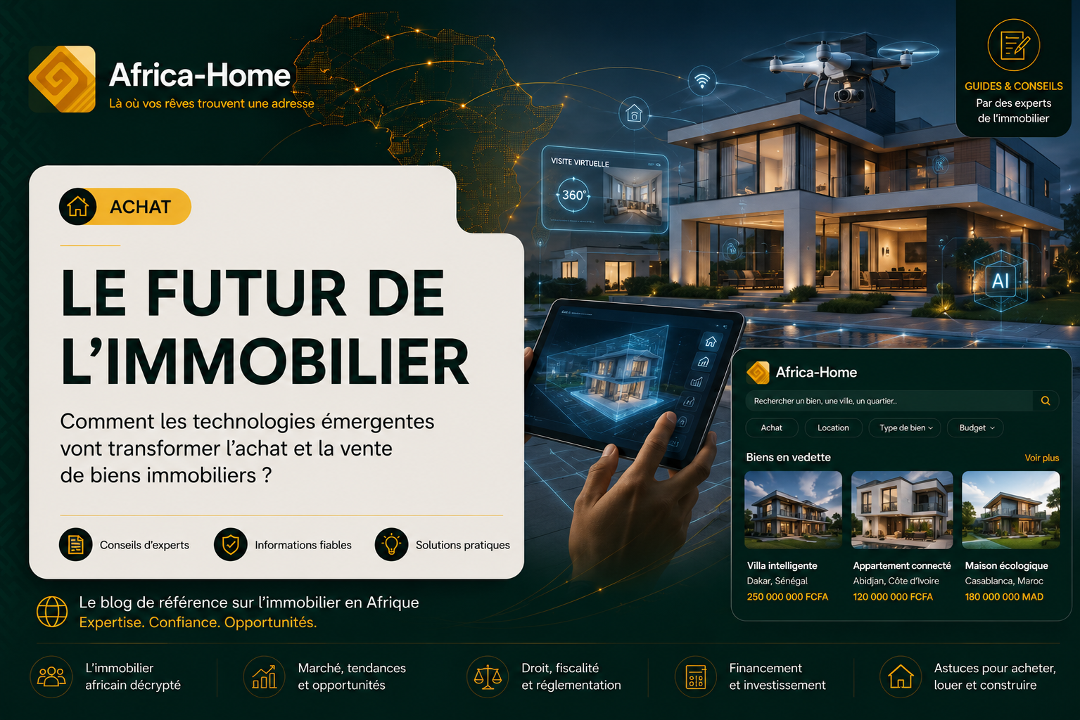 Le Futur de l’immobilier : Comment les technologies émergentes vont transformer l’achat et la vente de biens immobiliers ?